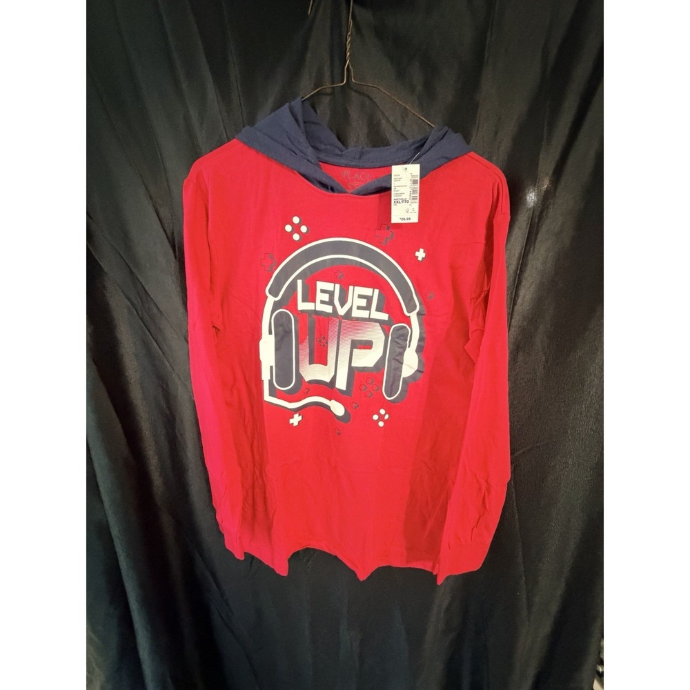NWT JUNIOR‎ BOYS XXL/TTG(16) GAMER SHIRT REDMEASURMENTS IN DESCRIPTION (3016)